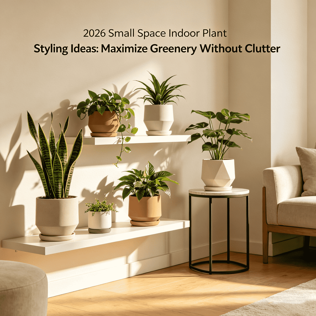 2026 Small Space Indoor Plant Styling Ideas: Maximize Greenery Without Clutter Mudanjie