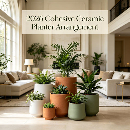 How to Arrange Ceramic Planters for a Cohesive Look in Any Room Mudanjie