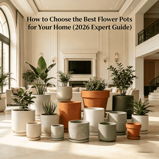 How to Choose the Best Flower Pots for Your Home (2026 Expert Guide) -mudanjie