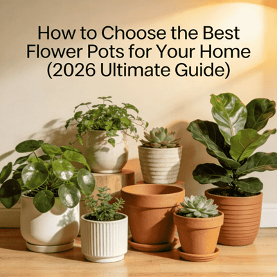 How to Choose the Best Flower Pots for Your Home (2026 Ultimate Guide)