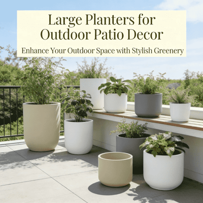 Large Planters for Outdoor Patio Decor Guide 2026