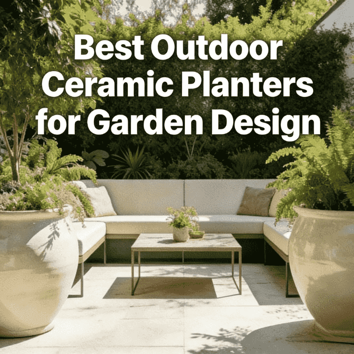 Best Outdoor Ceramic Planters for Garden
