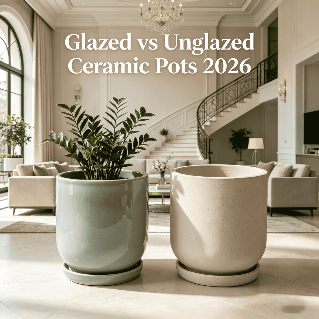 Glazed vs. Unglazed Ceramic Pots: Which Kills Your Plants? Mudanjie