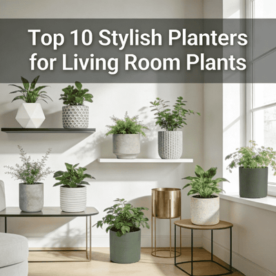 Top 10 Stylish Planters for Living Room Plants