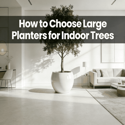 How to Choose Large Planters for Indoor Trees