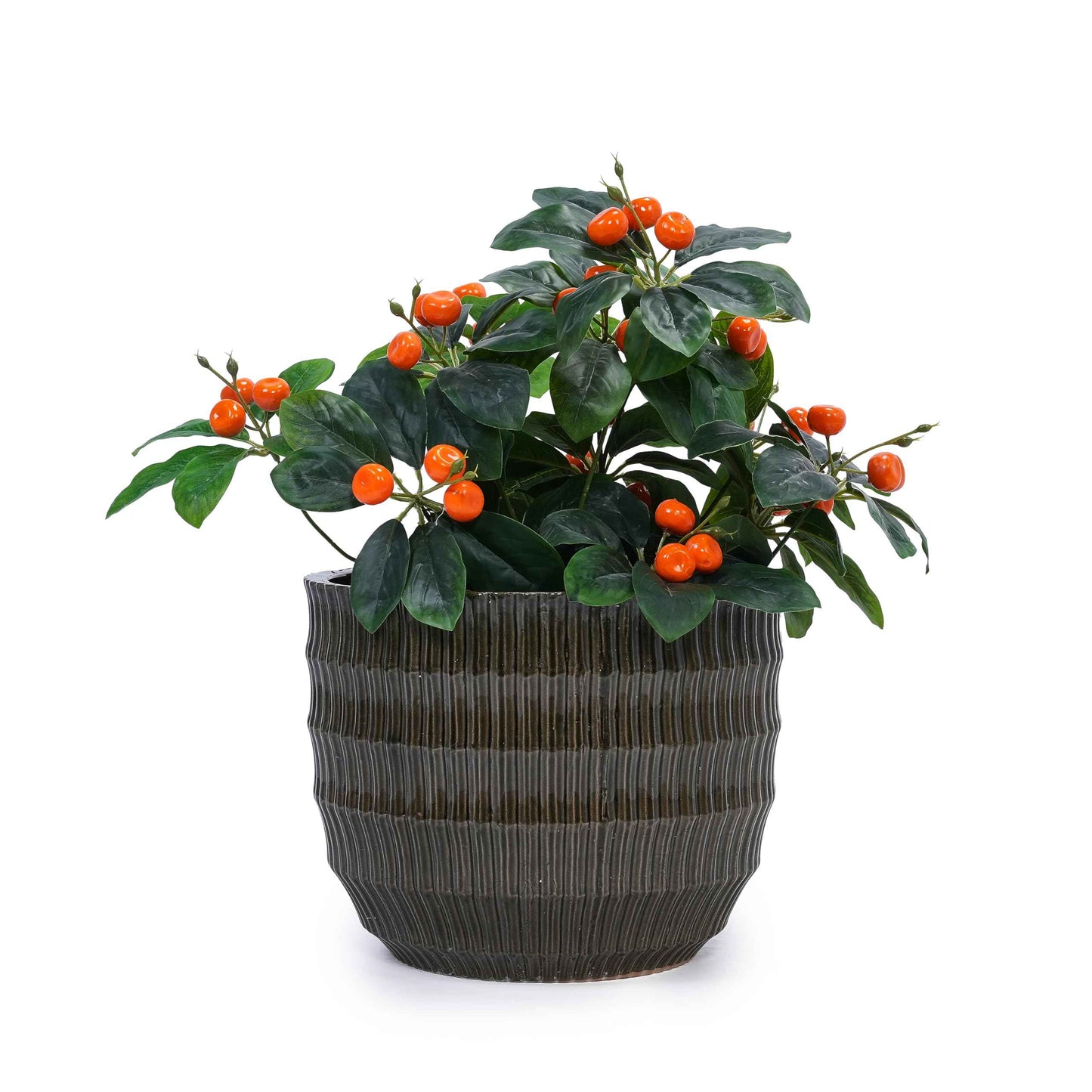 Mudanjie 4pcs 5.31-14.17'' Handmade Ceramic Planter Set with Drainage