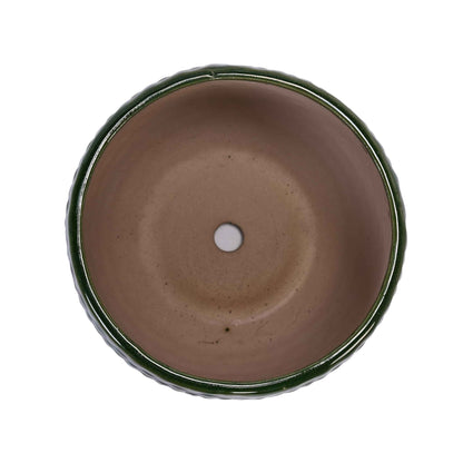 Mudanjie 3pcs 5+7+9'' Modern Ceramic Plant Pots with Drainage