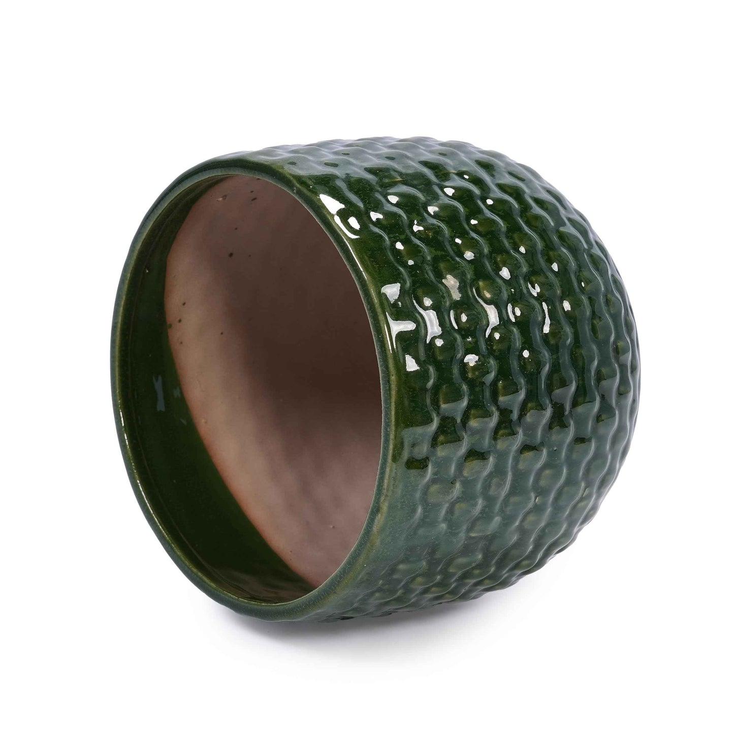 Mudanjie 3pcs 5+7+9'' Modern Ceramic Plant Pots with Drainage