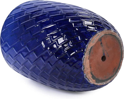 Mudanjie 16.54 Inch Ceramic Planter with Drainage Hole for Indoor & Outdoor Generic