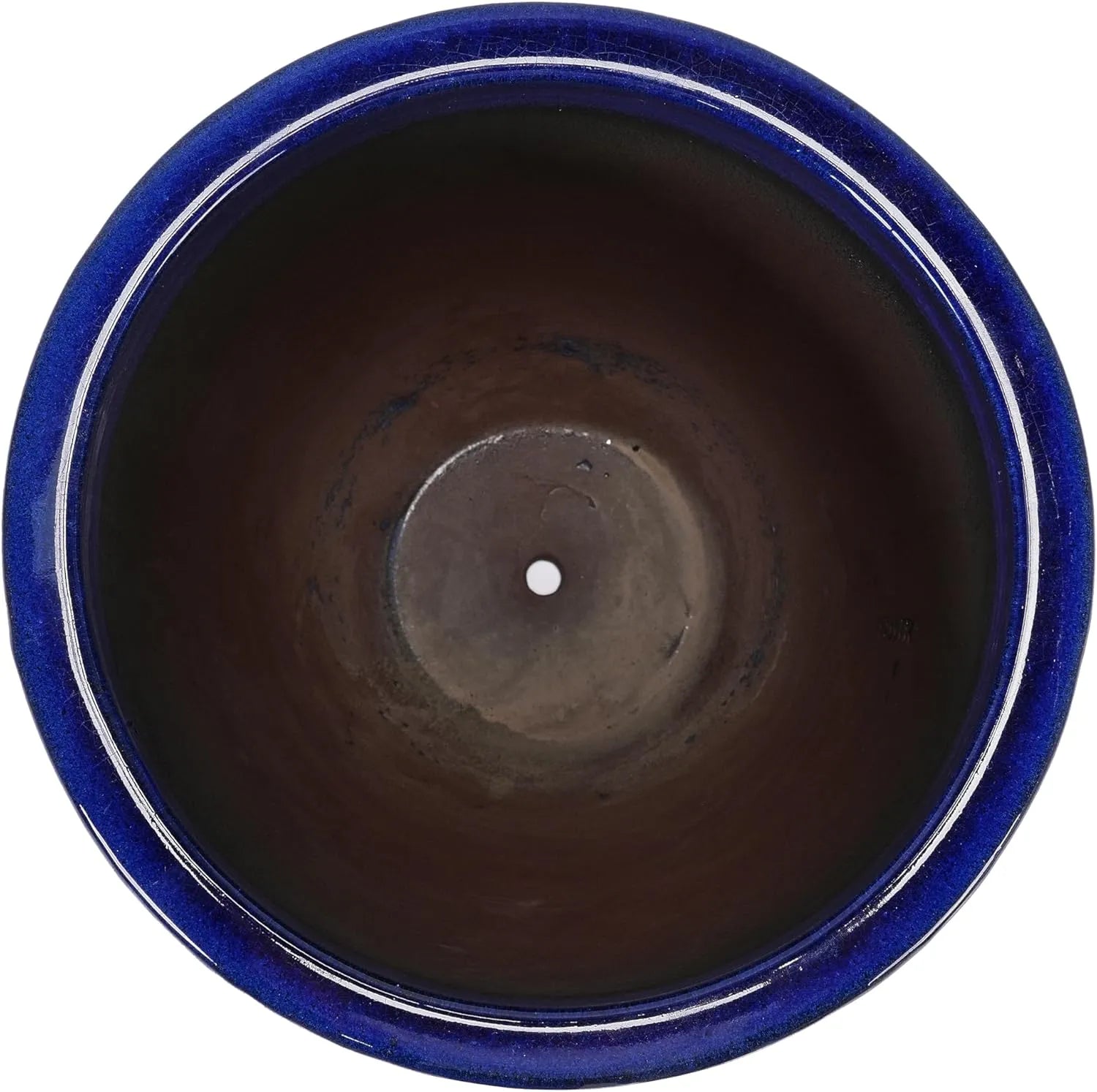 Mudanjie 16.54 Inch Ceramic Planter with Drainage Hole for Indoor & Outdoor Generic