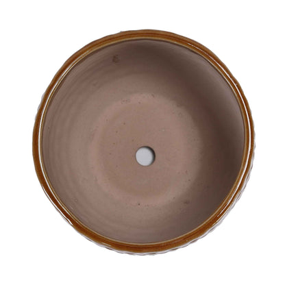Mudanjie 3pcs 5+7+9'' Modern Ceramic Plant Pots with Drainage