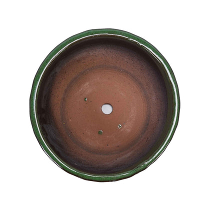 Mudanjie 3pcs 9+12+15'' Ceramic Planter Set with Drainage for Plants